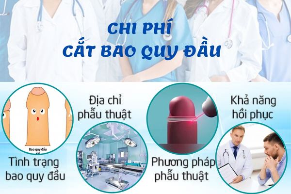 Chi phí cắt bao quy đầu phụ thuộc vào nhiều yếu tố khác nhau