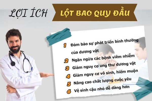 Lợi ích của lột bao quy đầu mang lại