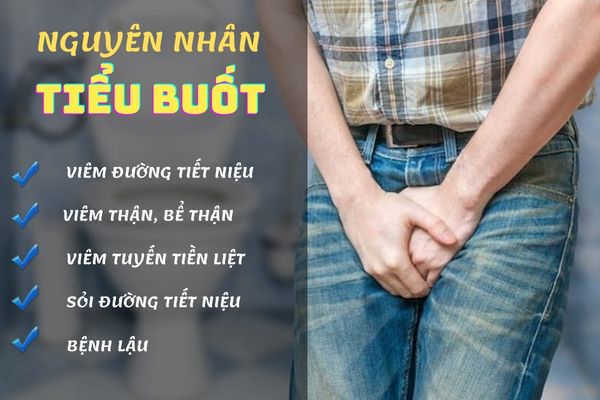 Tiểu buốt do nhiều nguyên nhân khác nhau gây nên