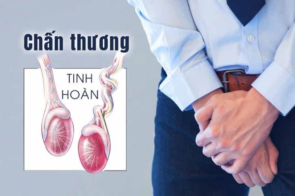 Chấn thương tinh hoàn gây ra tình trạng đau tinh hoàn phải