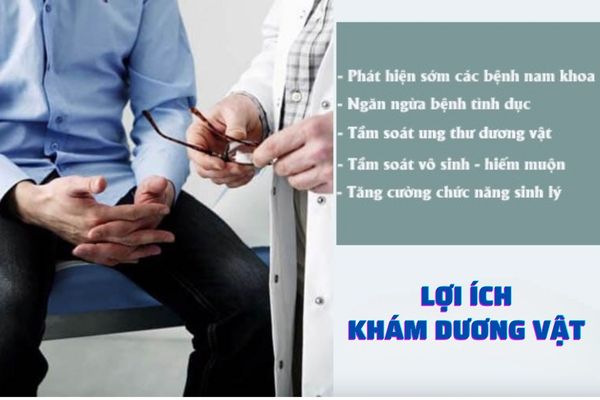 Khám dương vật mang đến nhiều lợi ích đối với sức khỏe nam giới