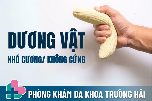 Cảnh báo dương vật khó cương hoặc không cứng.