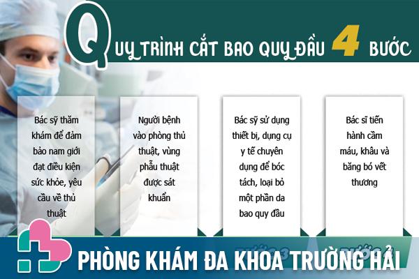 Quy trình cắt bao quy đầu chuẩn khoa học tại Phòng Khám Trường Hải