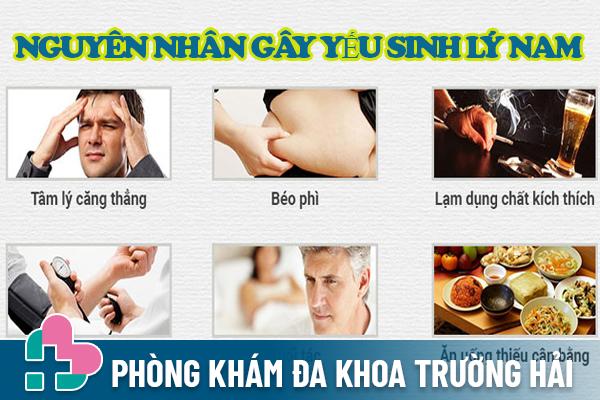 Nguyên nhân gây yếu sinh lý ở phái nam