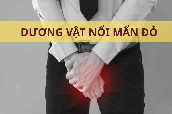 Dương vật nổi mẩn đỏ: Dấu hiệu 4 bệnh nguy hiểm