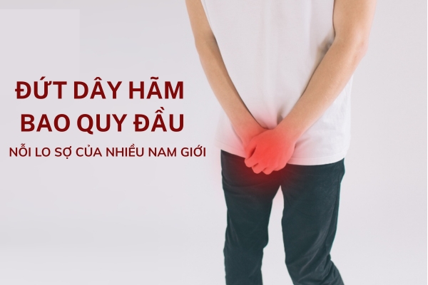 Bị đứt dây hãm bao quy đầu phải làm sao? Giải đáp từ bác sĩ nam khoa